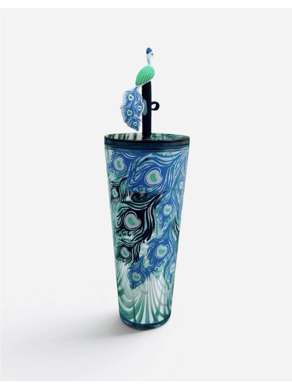 NEW Starbucks 2024 Holiday Peacock Cold Cup Tumbler (Venti 24oz 1710ml)